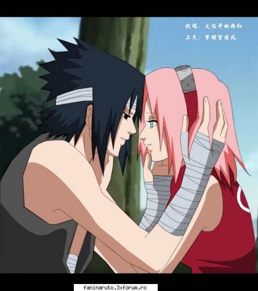 :) 

in drum spre casa sakura se intalni cu naruto care venea de la cand o zari pe sakura fugii la