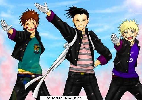 Personaje din Naruto si Naruto Shippudenn - kiba,shikamaru,naruto - Pozele personajelor