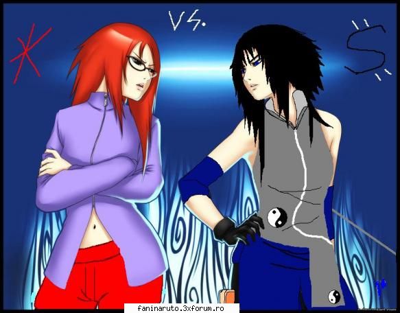 Poze cu personaje modificate - Karin vs Sakura - Fan-art